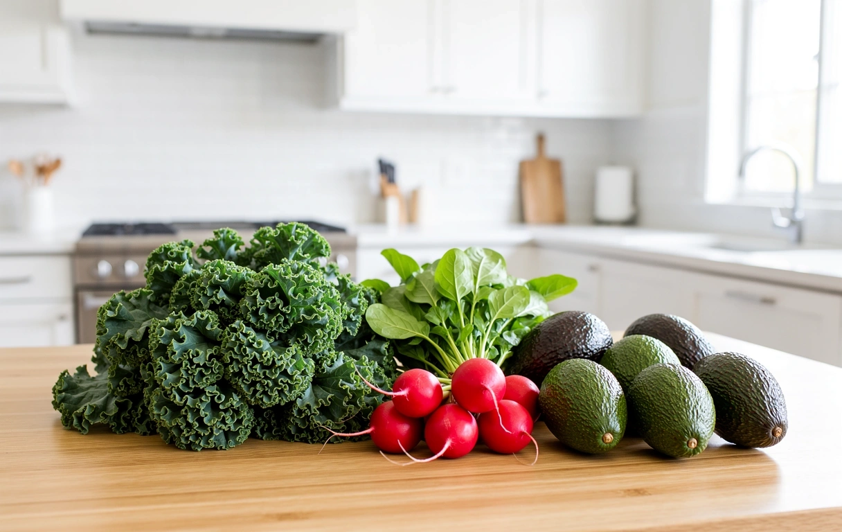 Frische gesunde Lebensmittel